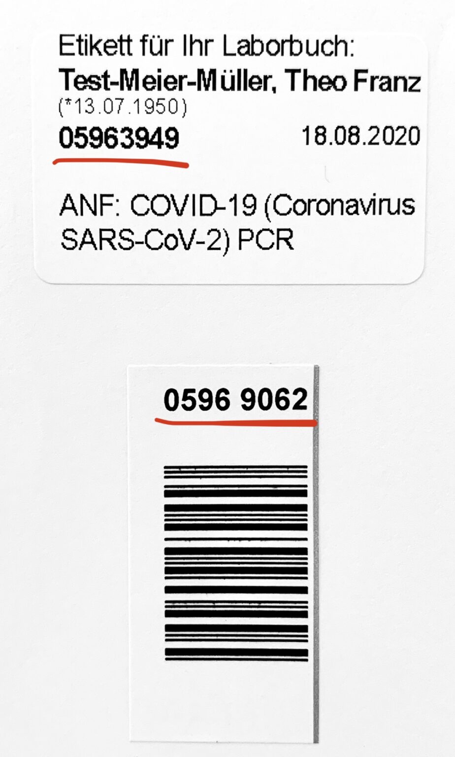 Testergebnis abrufen Arztpraxis Spieren & Kollegen Hausarztpraxis